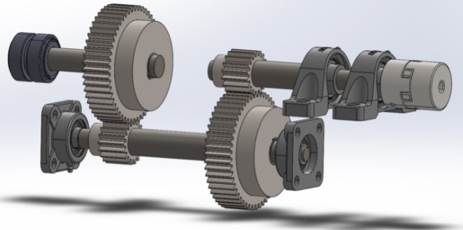 Gear Box Model based on McMaster Carr Parts